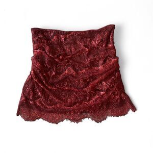 Free-people Women's Burgundy Skirt